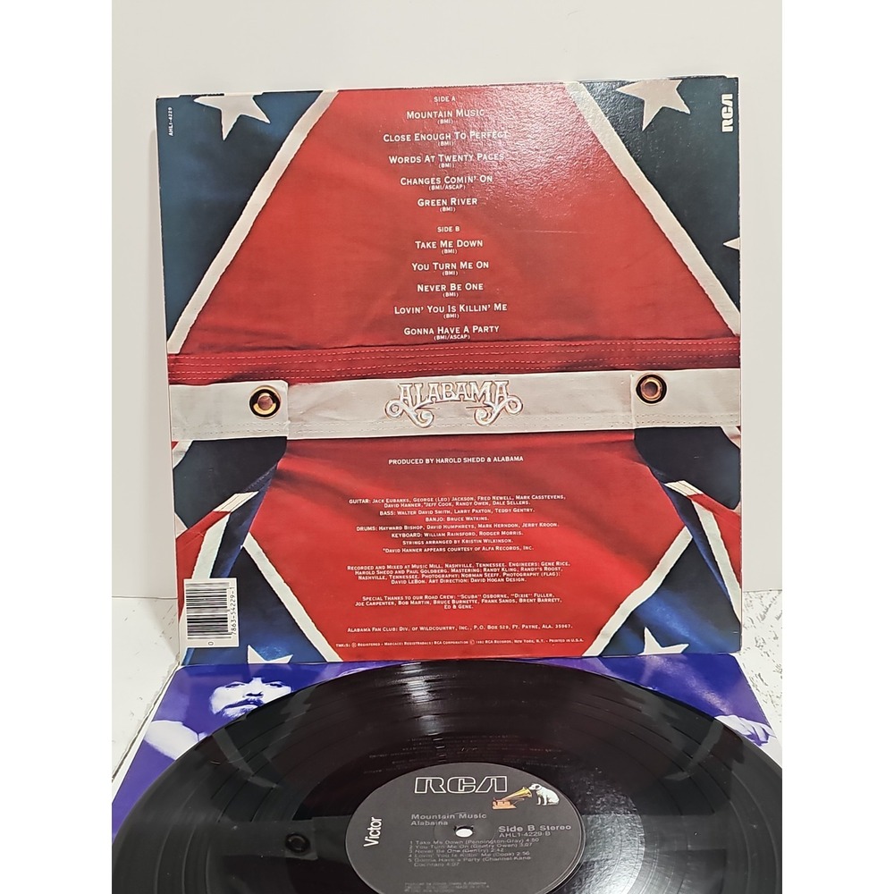 Alabama Mountain Music 1982 LP Vinyl Album RCA Records AHL1-4229 - Picture 7 of 11